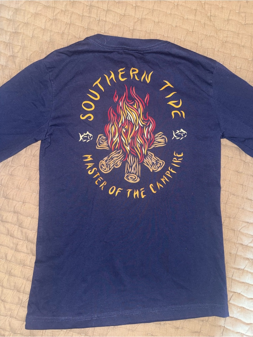 Southern Tide Boy’s Long-Sleeve T-Shirt in Navy